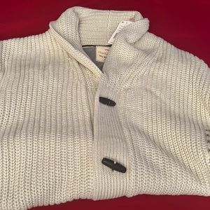 WEATHERPROOF VINTAGE Mens Beige Shawl Collar Cardigan Sweater 3XL